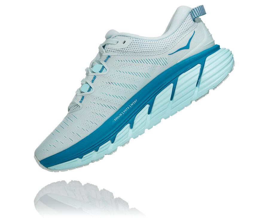 Zapatillas Running Hoka One One Mujer - Gaviota 3 - Azules - GOY543217